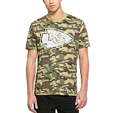 Men's Kansas City Chiefs Fresh Team Logo Camo Short Sleeve T-Shirt FengYun,baseball caps,new era cap wholesale,wholesale hats